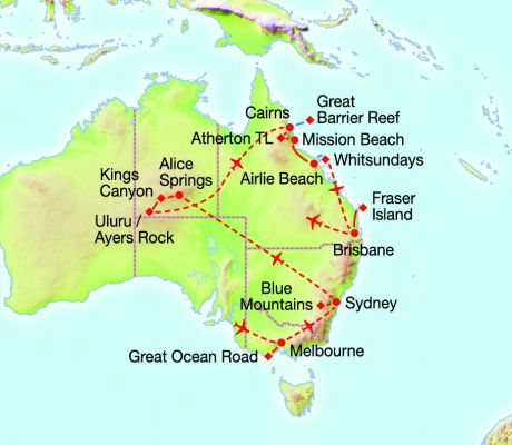 KartenAustralien987167 Austral Faszination 24T