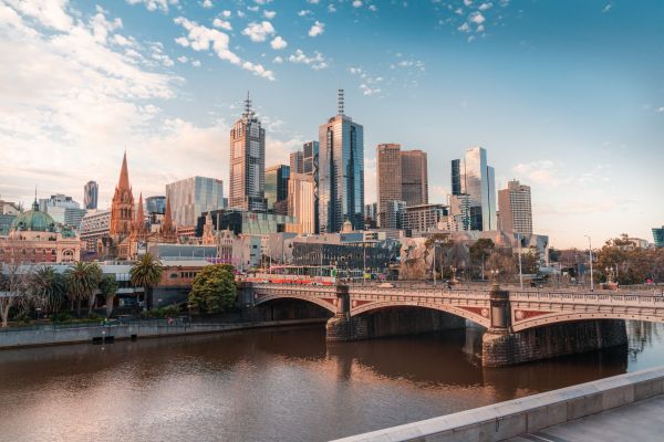 HDAustralienVICMelbourneSouthbank Skyline 170394 19