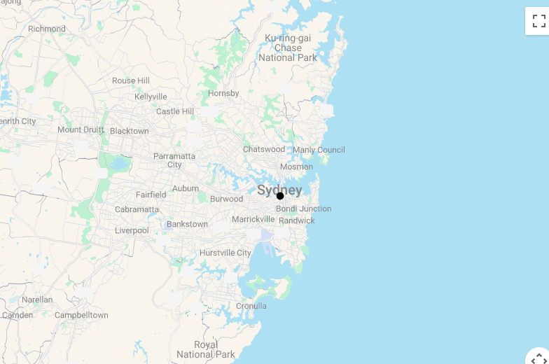 Karte 21 Tage Wohnmobilreise von Sydney nach Cairns