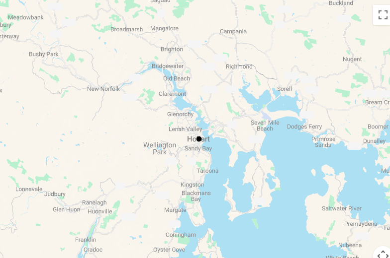 Karte 11 Tage Wohnmobilreise durch Tasmanien