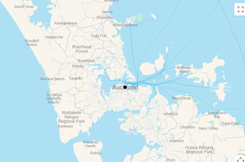 Karte 11 Tage Wohnmobilreise Nordinsel Neuseeland