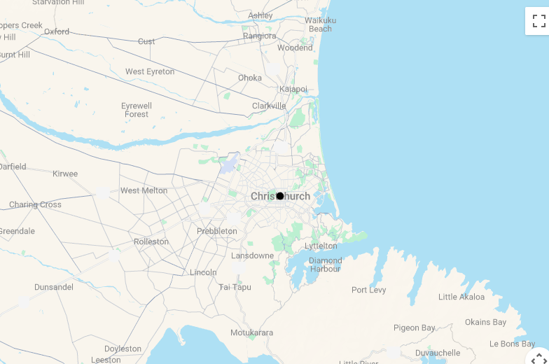 Karte 15 Tage Wohnmobilreise Südinsel Neuseeland